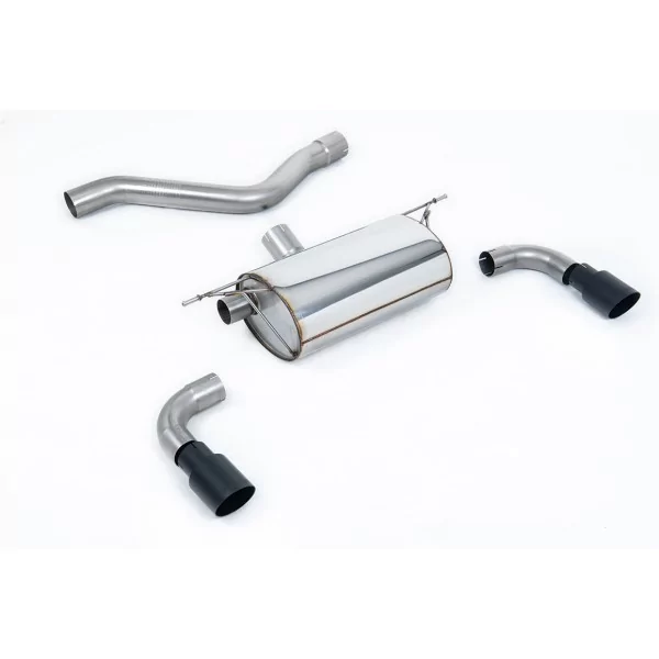 Milltek SSXBM960 rear silencer for BMW 1 Series M135i 3 & 5 Door, black GT-90 tips