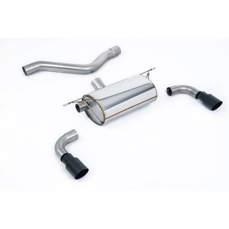 Milltek SSXBM960 rear silencer for BMW 1 Series M135i 3 & 5 Door, black GT-90 tips Milltek SSXBM960 rear silencer for BMW 1 Series M135i 3 & 5 Door, black GT-90 tips