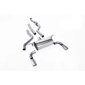Échappement cat-back Milltek SSXBM964 pour BMW 1 Series M135i 3 & 5 Door, embouts GT-90 polis