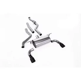 Échappement cat-back Milltek SSXBM965 pour BMW 1 Series M135i 3 & 5 Door, embouts GT-90 noirs