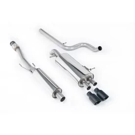 Scarico cat-back Milltek SSXCN103 per Citroen DS3 1.6 THP 16V DSport, terminali GT-80 neri