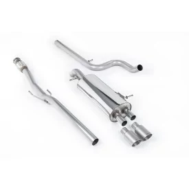 Échappement cat-back Milltek SSXCN106 pour Citroen DS3 1.6 THP 16V DSport, embouts GT-80 titane
