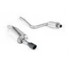Scarico cat-back Milltek SSXFD053 per Ford Fiesta Mk6 ST 150, terminali neri - dettaglio