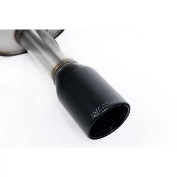 Scarico cat-back Milltek SSXFD053 per Ford Fiesta Mk6 ST 150, terminali neri - dettaglio