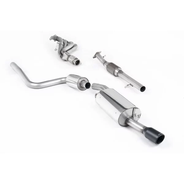 Ligne d'échappement complète Milltek SSXFD055 pour Ford Fiesta Mk6 ST 150, embouts noirs