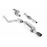 Ligne d'échappement complète Milltek SSXFD055 pour Ford Fiesta Mk6 ST 150, embouts noirs