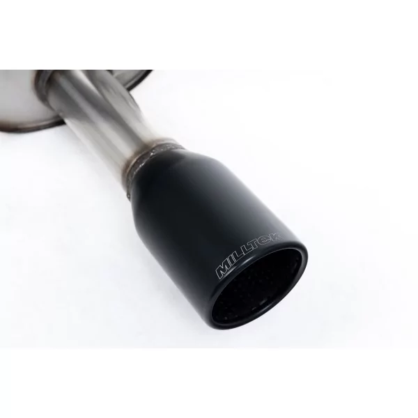 Ligne d'échappement complète Milltek SSXFD055 pour Ford Fiesta Mk6 ST 150, embouts noirs - détail