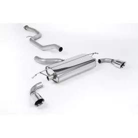 Escape cat-back Milltek SSXFD072 para Ford Focus Mk2 ST 225, colas GT-100 pulidas