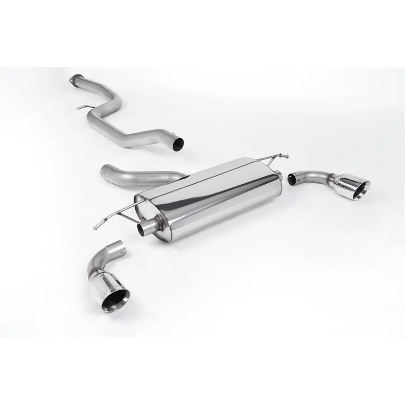 Milltek SSXFD072 cat-back exhaust for Ford Focus Mk2 ST 225, polished GT-100 tips Milltek SSXFD072 cat-back exhaust for Ford Focus Mk2 ST 225, polished GT-100 tips