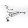 Milltek SSXFD072 cat-back exhaust for Ford Focus Mk2 ST 225, polished GT-100 tips