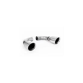 Milltek SSXFD072 cat-back exhaust for Ford Focus Mk2 ST 225, polished GT-100 tips - detail