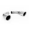 Milltek SSXFD072 cat-back exhaust for Ford Focus Mk2 ST 225, polished GT-100 tips - detail