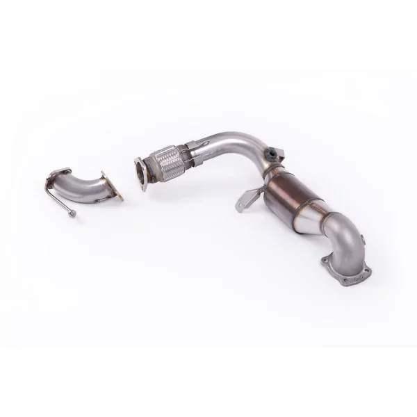 Milltek SSXFD102 Downpipe mit Sportkatalysator für Ford Fiesta Mk7/Mk7.5 1.0T EcoBoost - Detailansicht