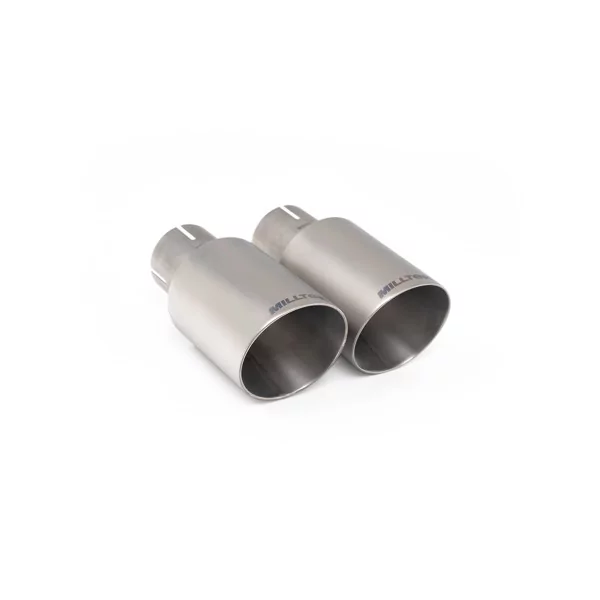 Escape cat-back Milltek SSXFD147 para Ford Fiesta Mk7/Mk7.5 1.0T EcoBoost, colas GT-80 de titanio - detalle
