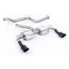 Milltek SSXFD165 cat-back exhaust for Ford Focus MK2 RS 2.5T 305PS, black tips - detail