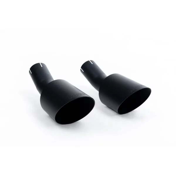 Milltek SSXFD165 cat-back exhaust for Ford Focus MK2 RS 2.5T 305PS, black tips - detail
