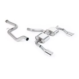 Scarico cat-back Milltek SSXFD191 per Ford Focus MK2 RS 2.5T 305PS, terminali lucidi