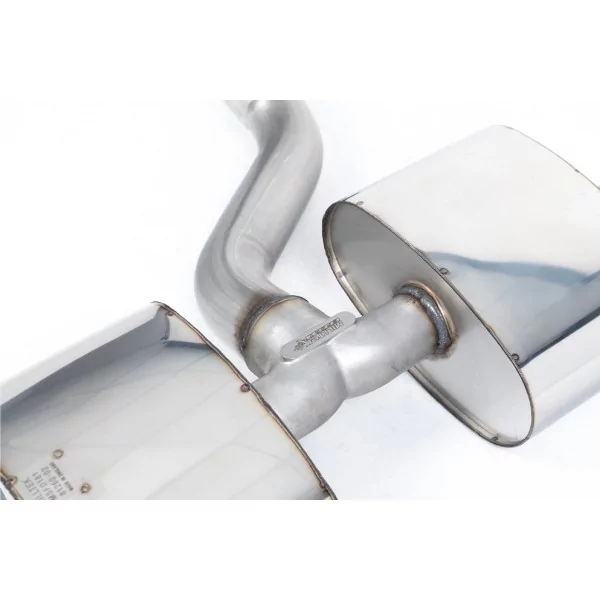 Milltek SSXFD191 cat-back exhaust for Ford Focus MK2 RS 2.5T 305PS, polished tips - detail