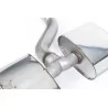 Milltek SSXFD191 cat-back exhaust for Ford Focus MK2 RS 2.5T 305PS, polished tips - detail