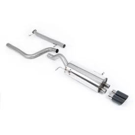 Milltek SSXFD234 cat-back exhaust for Ford Fiesta Mk7/Mk7.5 ST 1.6 litre EcoBoost 182PS & ST200, carbon Jet-80 tips
