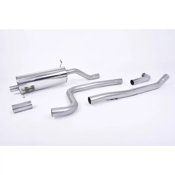 Échappement cat-back Milltek SSXFD244 pour Ford Fiesta Mk8 1.0T EcoBoost ST-Line 3 & 5 Door, embouts GT-90 polis - détail