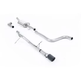 Scarico cat-back Milltek SSXFD253 per Ford Fiesta Mk8 1.0T EcoBoost ST-Line 3 & 5 Door, terminali Jet-90 in carbonio