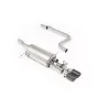 Milltek SSXFD260 cat-back exhaust for Ford Fiesta Mk8 ST 1.5 EcoBoost 200PS, carbon Jet-90 tips - detail