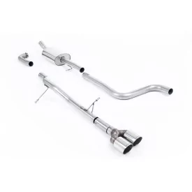 Milltek SSXFD278 cat-back exhaust for Ford Fiesta Mk8 1.0T EcoBoost ST-Line 3 & 5 Door, polished GT-90 tips