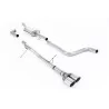 Milltek SSXFD278 cat-back exhaust for Ford Fiesta Mk8 1.0T EcoBoost ST-Line 3 & 5 Door, polished GT-90 tips