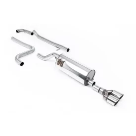 Milltek SSXFD280 cat-back exhaust for Ford Fiesta Mk8 1.0T EcoBoost ST-Line 3 & 5 Door, polished GT-90 tips