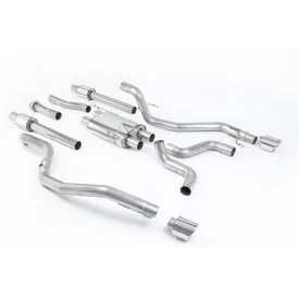 Milltek SSXFD315 cat-back exhaust for Ford F150 Raptor, polished GT-115 tips