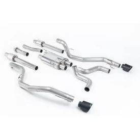 Échappement cat-back Milltek SSXFD316 pour Ford F150 Raptor, embouts GT-115 noirs