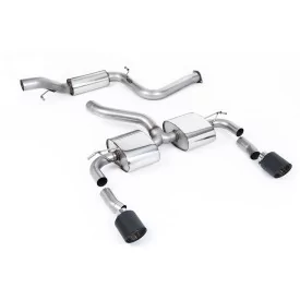 Escape cat-back Milltek SSXFD341 para Ford Focus MK2 RS 2.5T 305PS, colas Jet-115 de carbono