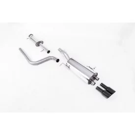 Escape cat-back Milltek SSXFD345 para Ford Fiesta Mk7 ST 1.6 EcoBoost, colas negras