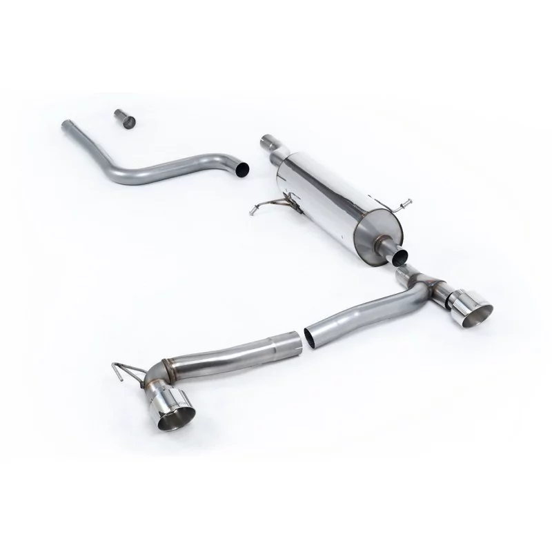 Scarico GPF-back Milltek SSXFD387 per Ford Fiesta Mk8 1.0T EcoBoost ST-Line 3 & 5 Door, terminali GT-100 lucidi Scarico GPF-back Milltek SSXFD387 per Ford Fiesta Mk8 1.0T EcoBoost ST-Line 3 & 5 Door, terminali GT-100 lucidi