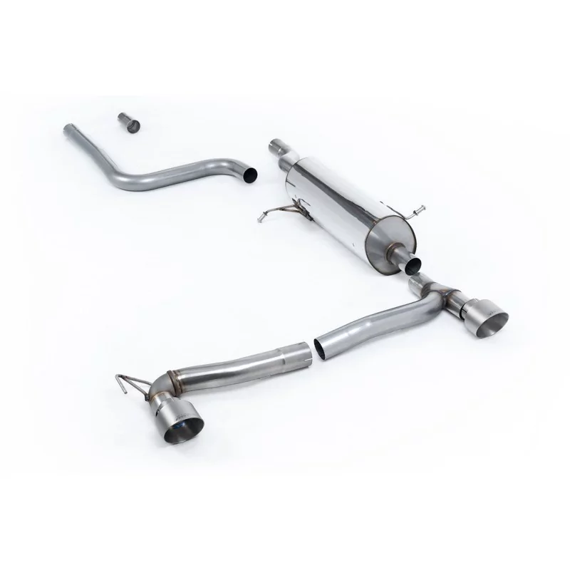 Scarico GPF-back Milltek SSXFD389 per Ford Fiesta Mk8 1.0T EcoBoost ST-Line 3 & 5 Door, terminali GT-100 in titanio Scarico GPF-back Milltek SSXFD389 per Ford Fiesta Mk8 1.0T EcoBoost ST-Line 3 & 5 Door, terminali GT-100 in titanio