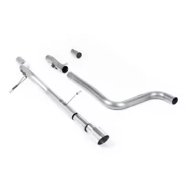 Milltek SSXFD391 Abgasanlage ab Partikelfilter für Ford Fiesta, Endrohre GT-90 poliert