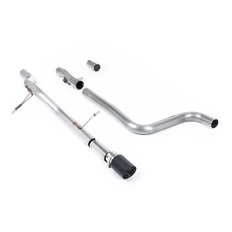 Milltek SSXFD395 particulate filter-back exhaust for Ford Fiesta, carbon Jet-90 tips Milltek SSXFD395 particulate filter-back exhaust for Ford Fiesta, carbon Jet-90 tips