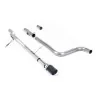 Milltek SSXFD395 particulate filter-back exhaust for Ford Fiesta, carbon Jet-90 tips