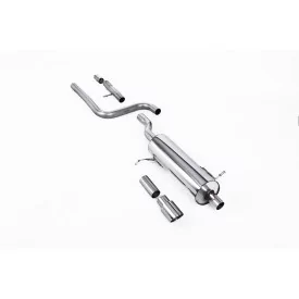 Échappement après filtre à particules Milltek SSXFD397 pour Ford Fiesta, embouts GT-90 polis