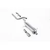 Milltek SSXFD397 particulate filter-back exhaust for Ford Fiesta, polished GT-90 tips