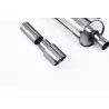 Milltek SSXFD397 particulate filter-back exhaust for Ford Fiesta, polished GT-90 tips - detail