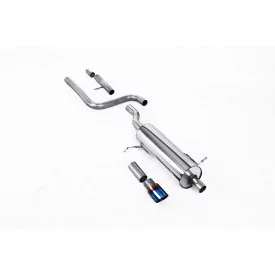 Milltek SSXFD400 particulate filter-back exhaust for Ford Fiesta, titanium GT-90 tips