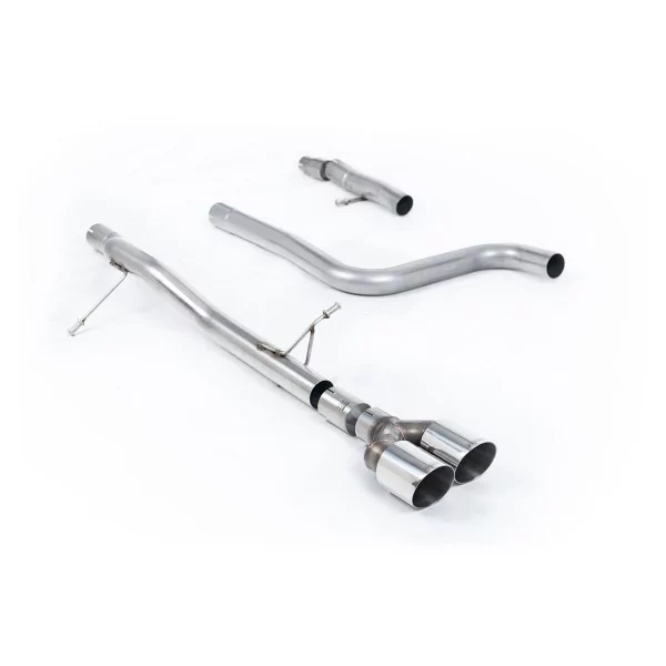 Échappement après filtre à particules Milltek SSXFD401 pour Ford Fiesta, embouts GT-90 polis
