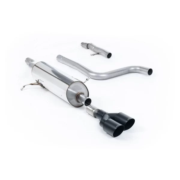 Scarico GPF-back Milltek SSXFD404 per Ford Fiesta, terminali GT-90 neri