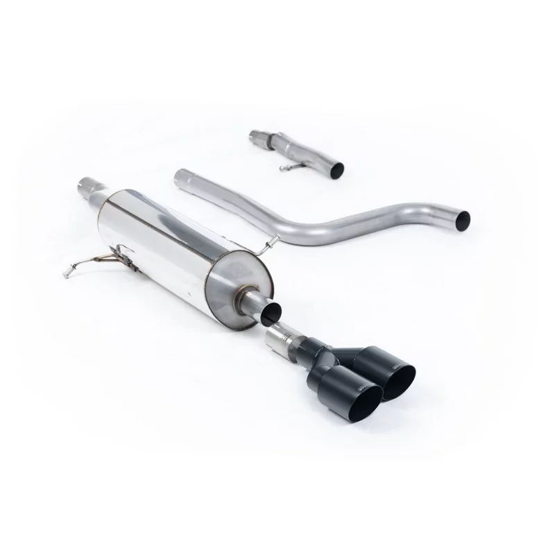 Scarico GPF-back Milltek SSXFD404 per Ford Fiesta, terminali GT-90 neri Scarico GPF-back Milltek SSXFD404 per Ford Fiesta, terminali GT-90 neri