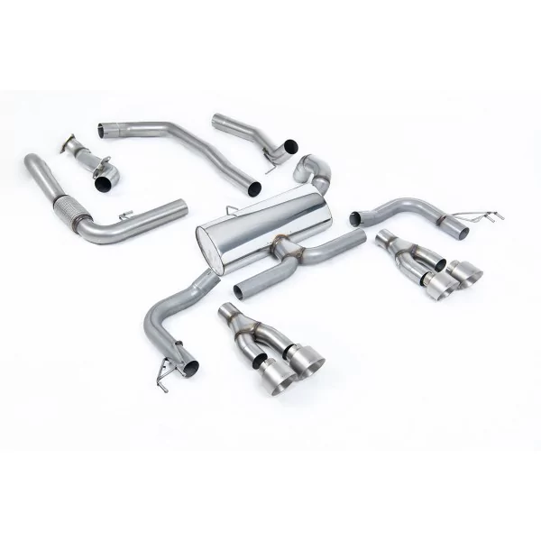 Milltek SSXHO226 cat-back exhaust for Honda / Acura Civic Type R FK2 Turbocharged 2.0 litre i-VTEC - detail