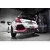 Escape cat-back Milltek SSXHO243 para Honda / Acura Civic Type R FK8 2.0 i-VTEC, colas GT-100 de titanio quemado - detalle