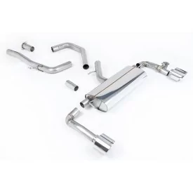 Scarico cat-back Milltek SSXHY166 per Hyundai / Kia i30 N Performance 2.0 T-GDi, terminali GT-139 lucidi