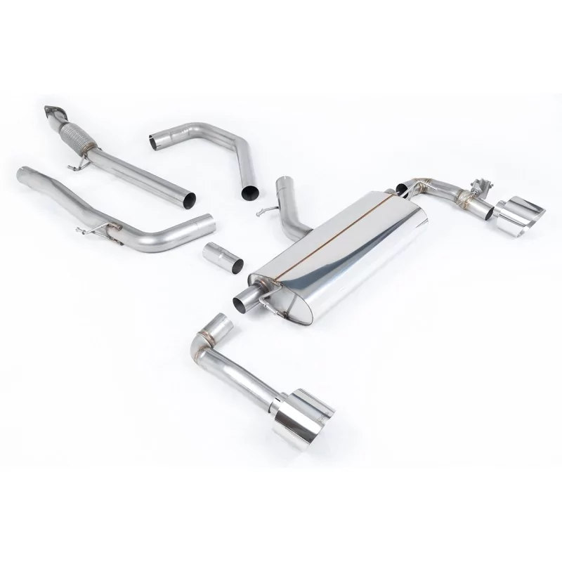Milltek SSXHY168 Cat-Back-Abgasanlage für Hyundai / Kia i30 N Performance 2.0 T-GDi, Endrohre GT-139 poliert